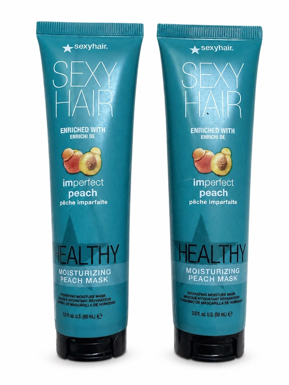 Sexy Hair Healthy Moisturizing Peach Mask 2oz X 2 BRAND NEW/SEALED